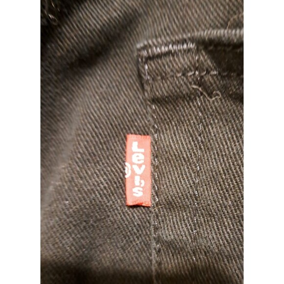 Levi’s 541 Straight Fit Black Stretch Denim Jeans Men’s Size 42x32 - Picture 13 of 15